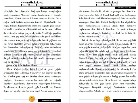 Hukuk Felsefesi Amfi 2 1. Dönem Part-3 (2020-2021)-DEÜ-Konu Anlatım Kitapçığı
