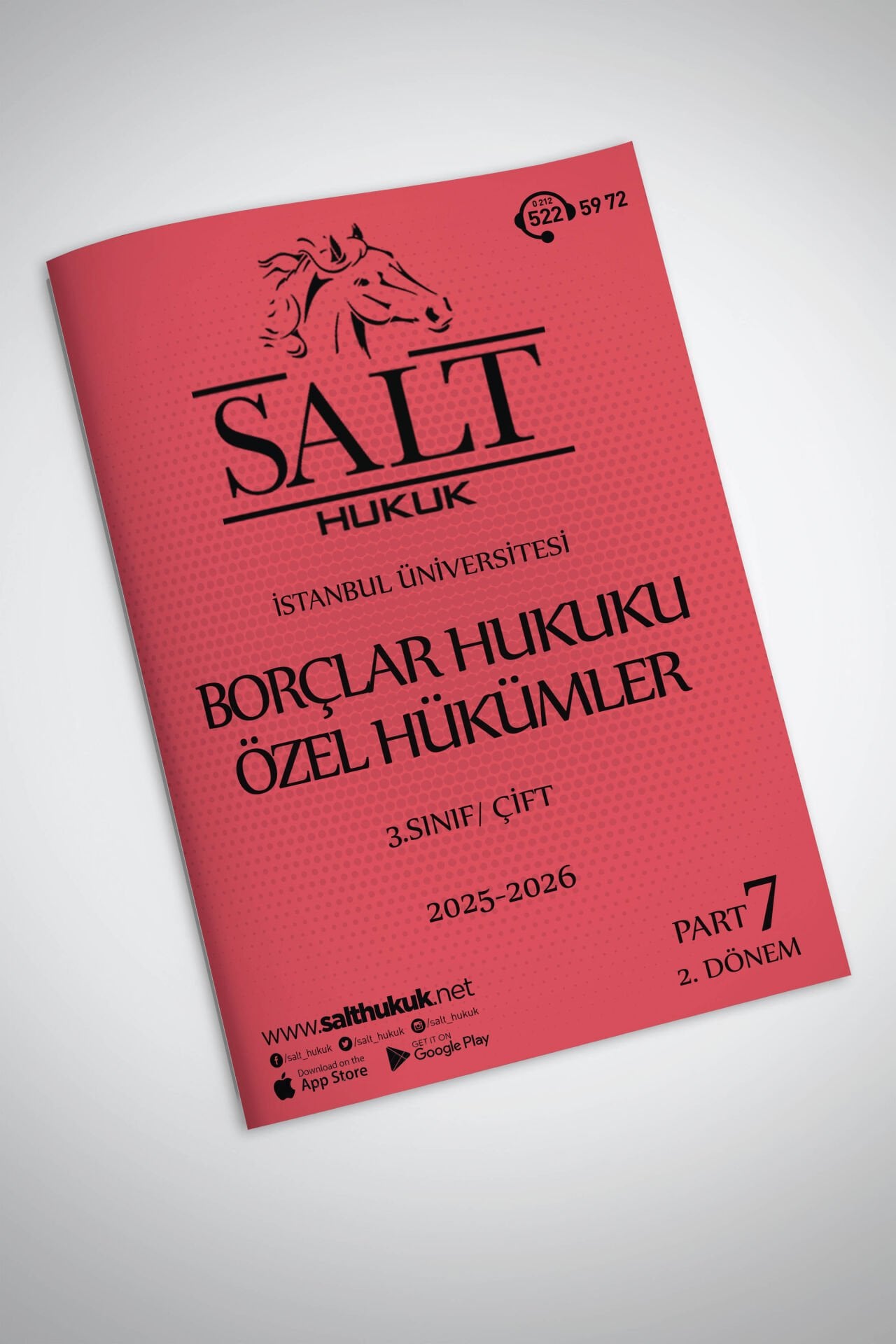 Borçlar Özel Hukuku Çift 2. Dönem Part-7 (2025-2026)-İÜHF-Konu Anlatım Kitapçığı