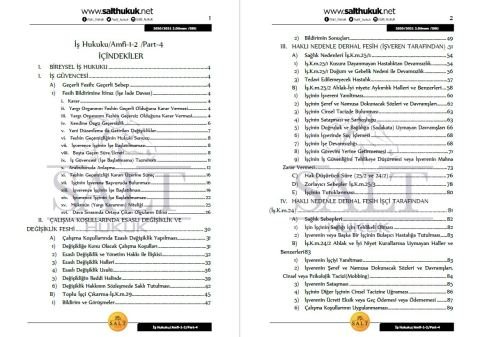 İş Hukuku Amfi 1-2 2. Dönem Part-4 (2020-2021)-DEÜ-Konu Anlatım Kitapçığı