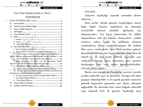 Ceza Özel Hukuku Amfi 1-2 1. Dönem Part-3 (2020-2021)-DEÜ-Konu Anlatım Kitapçığı