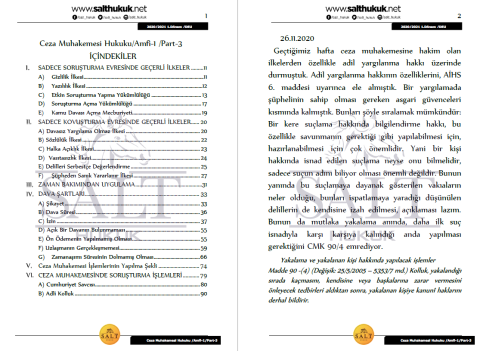 Ceza Muhakemesi Hukuku Amfi 1 1. Dönem Part-3 (2020-2021)-DEÜ-Konu Anlatım Kitapçığı