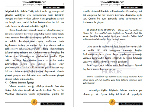 İcra ve İflas Hukuku Amfi 1 1. Dönem Part-3 (2020-2021)-DEÜ-Konu Anlatım Kitapçığı