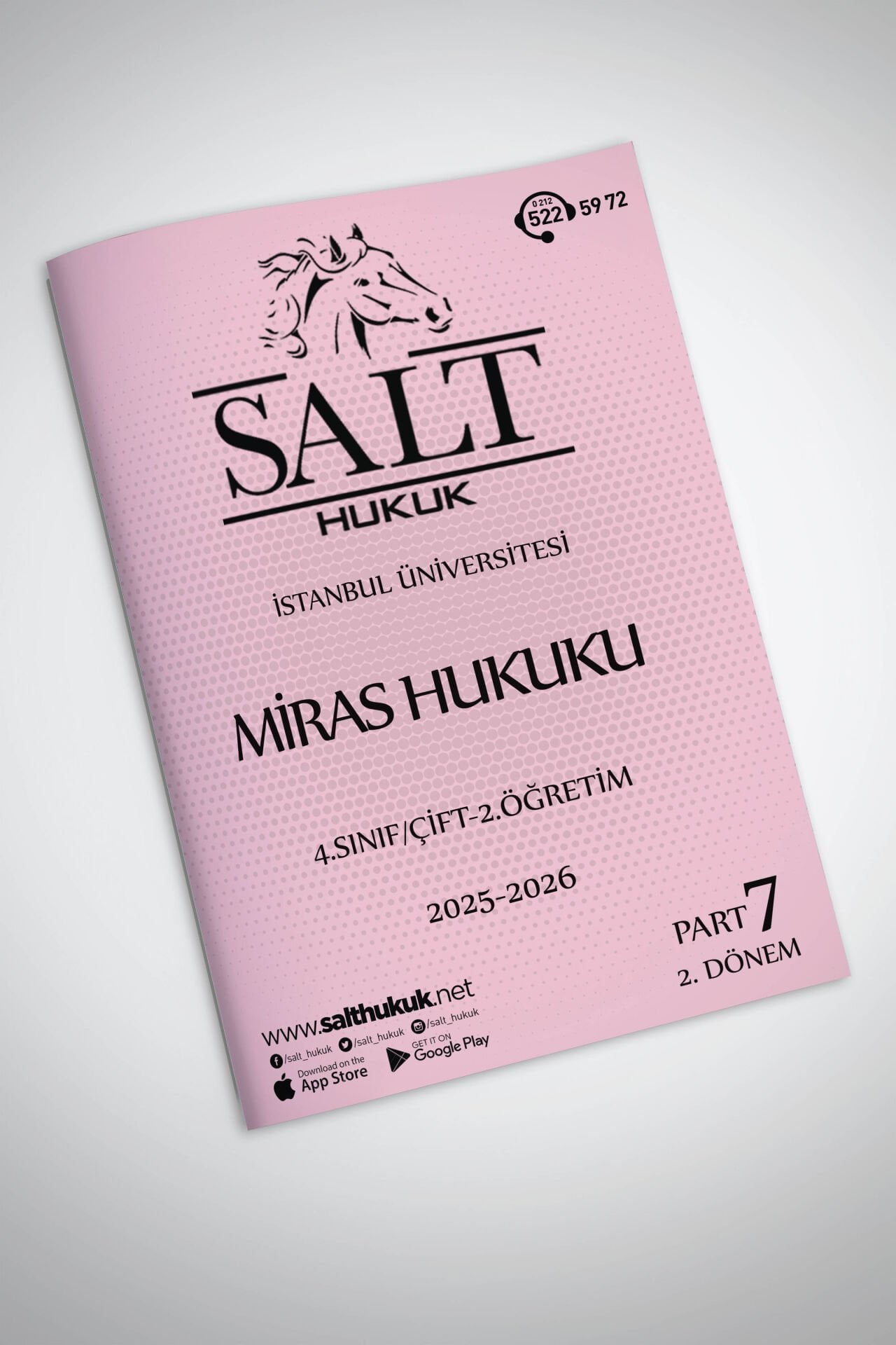 Miras Hukuku Çift-2.Öğretim 2. Dönem Part-7 (2025-2026)-İÜHF-Konu Anlatım Kitapçığı