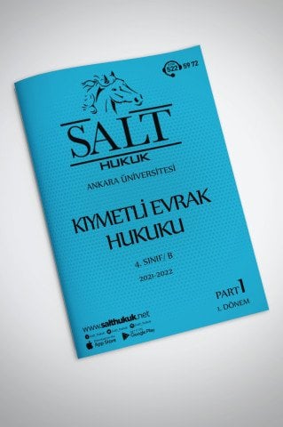 Kıymetli Evrak Amfi B 1. Dönem Part-1 (2021-2022)-AÜHF-Konu Anlatım Kitapçığı