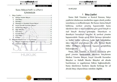 Maliye Hukuku Amfi 1-2 2. Dönem Part-5 (2020-2021)-DEÜ-Konu Anlatım Kitapçığı
