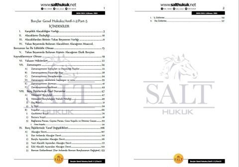 Borçlar Genel Hukuku Amfi 1-2 2. Dönem Part-5 (2020-2021)-DEÜ-Konu Anlatım Kitapçığı